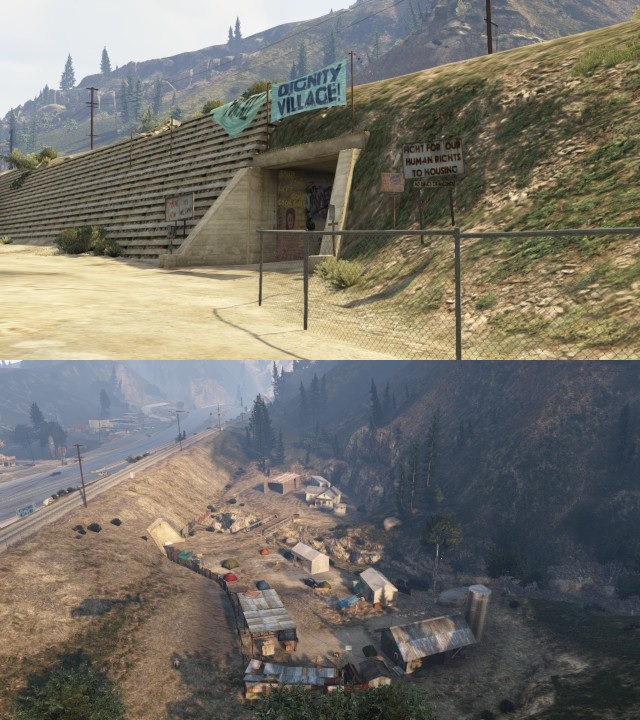 Homeless camp called Dignity Village featured in Grand Theft
