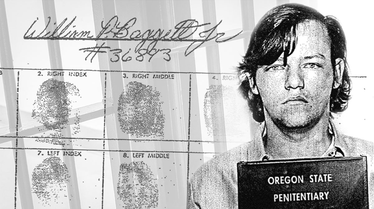 Mugshots and fingerprints of Billy Baggett Jr.