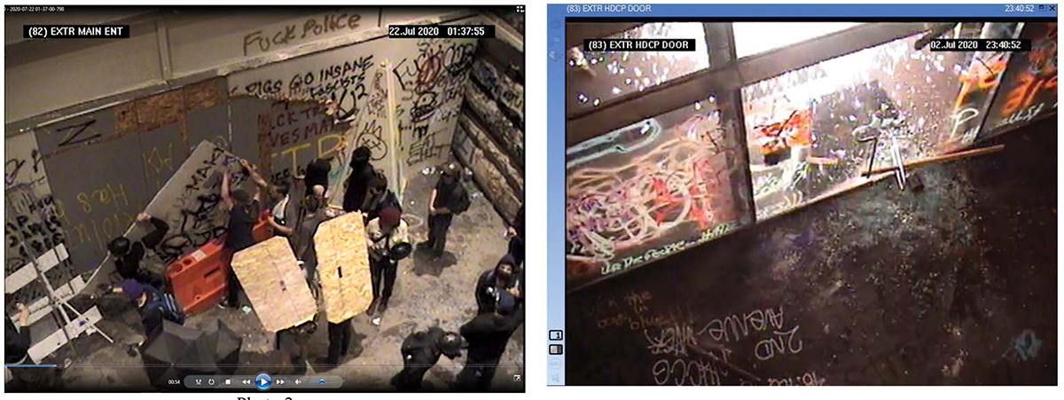 Surveillance photos of protesters