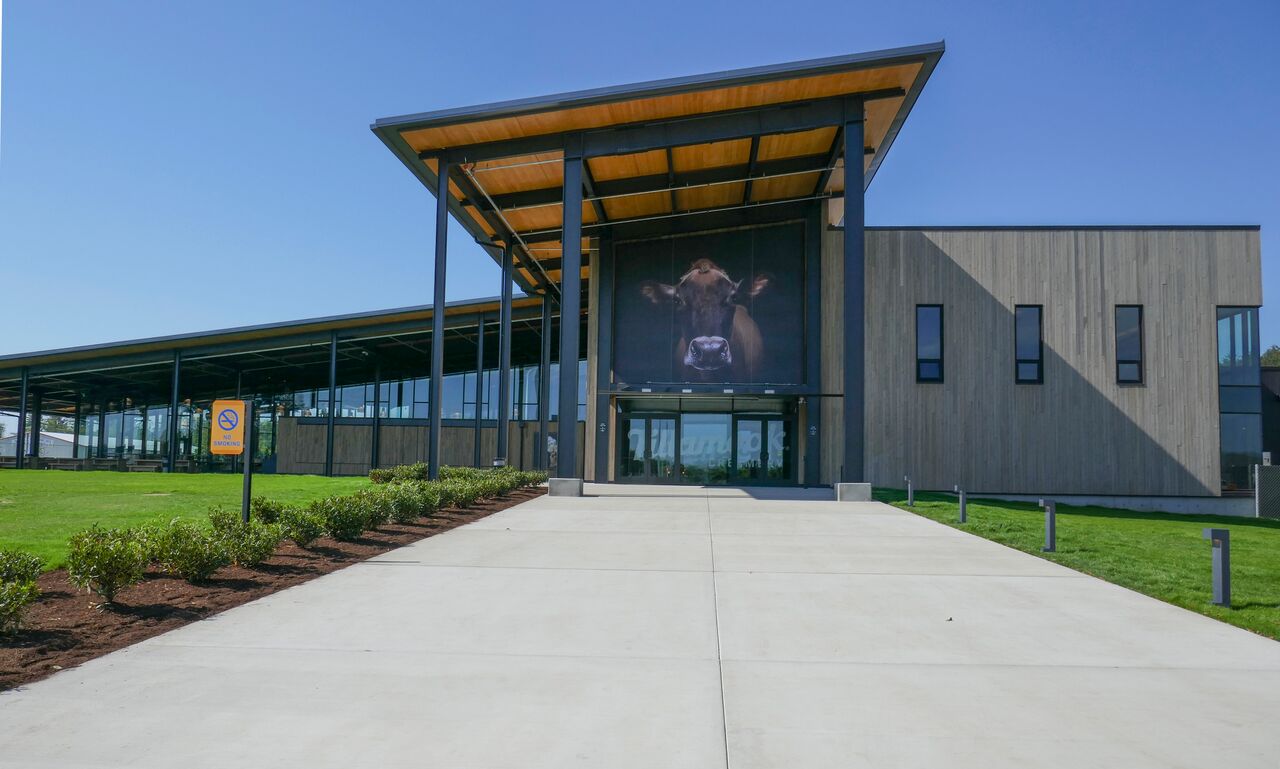 The newly constructed Tillamook Creamery and visitors center