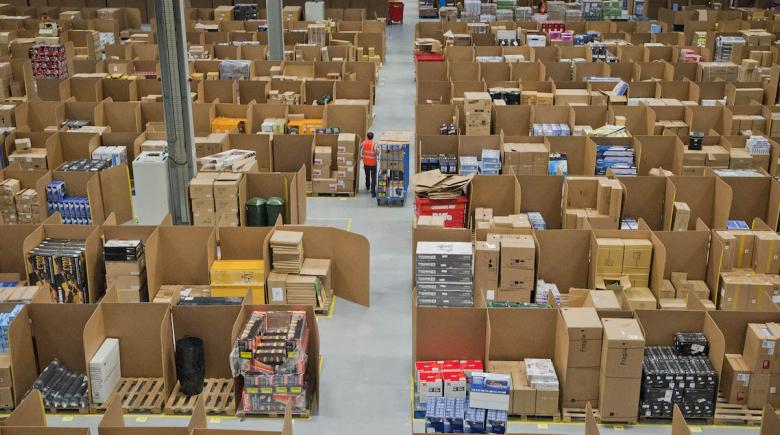 Amazon warehouse in Scotland