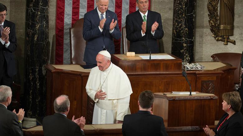 Pope Francis addresses Congress
