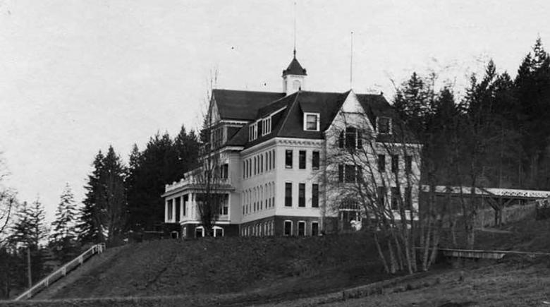Historical photo of the Oregon State Tuberculosis Hospital 