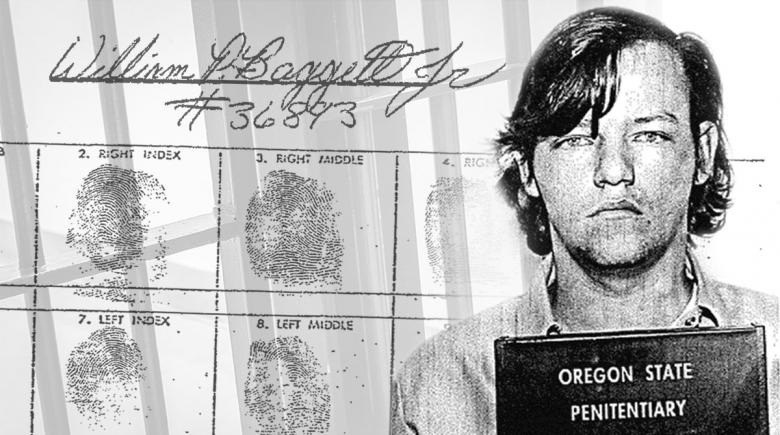 Mugshots and fingerprints of Billy Baggett Jr.