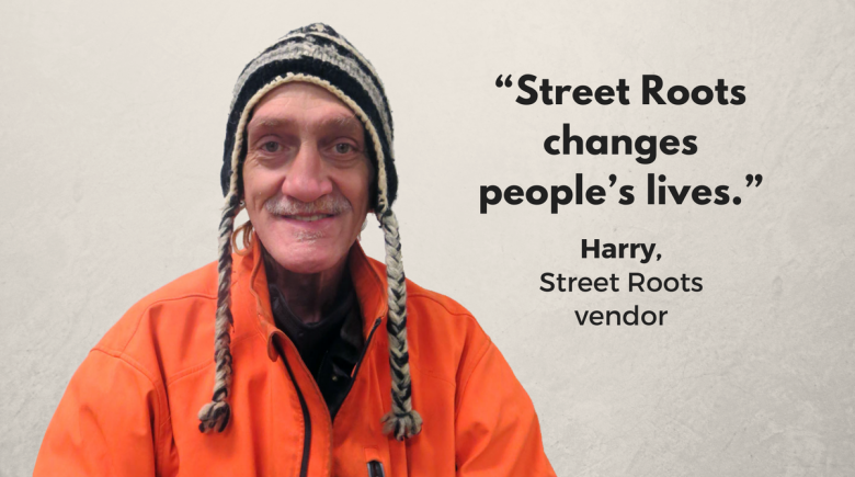 Street Roots vendor Harry