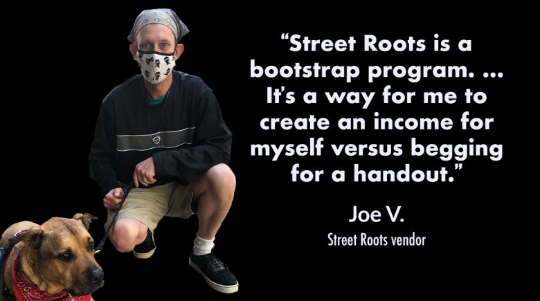 Street Roots vendor Joe