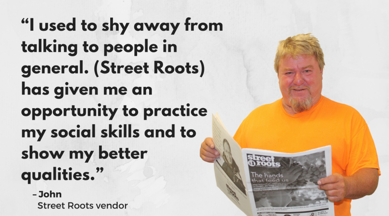 Street Roots vendor John