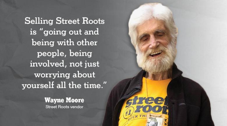 Street Roots vendor Wayne
