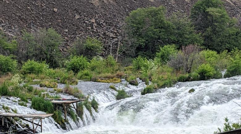 Sherar's Falls on the lower Deschutes River