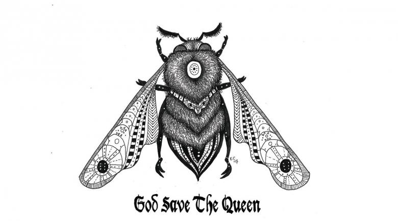 Sheeptoast editorial cartoon: God Save the Queen