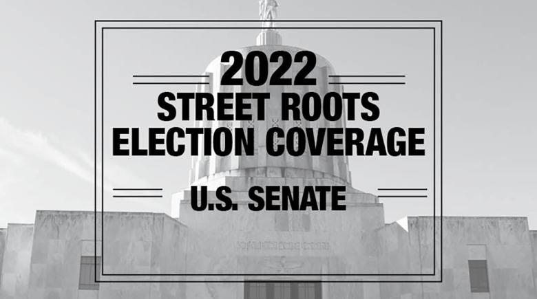Large black text says, "2022 Elections. U.S. Senate"