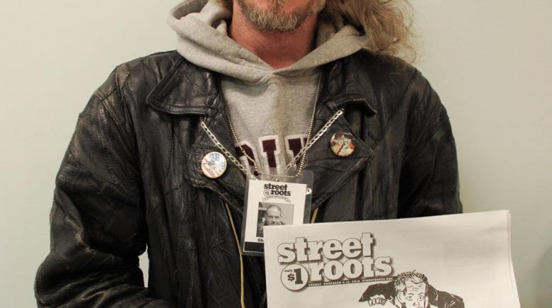 Street Roots vendor Shawn