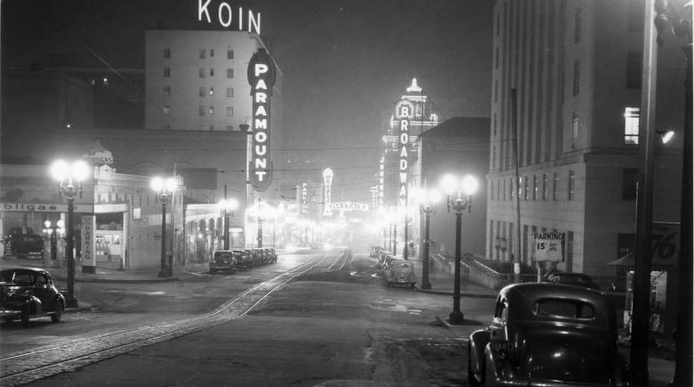 Downtown Portland, circa 1935