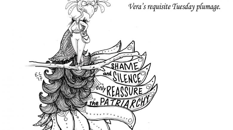 Sheeptoast editorial cartoon: The Psychiatric Birdbrain