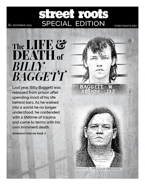 Cover of the December 2020 special edition: The life and death of Billy Baggett