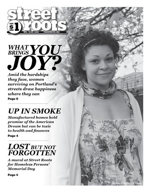 Cover of Street Roots' Dec. 16, 2020, issue