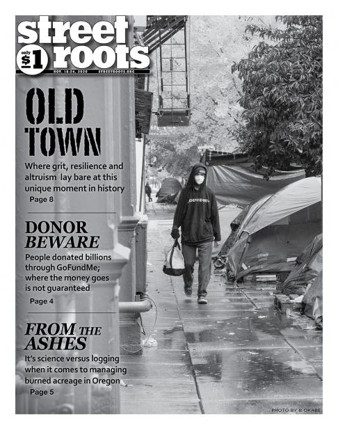 Cover of Street Roots Nov. 18, 2020, issue