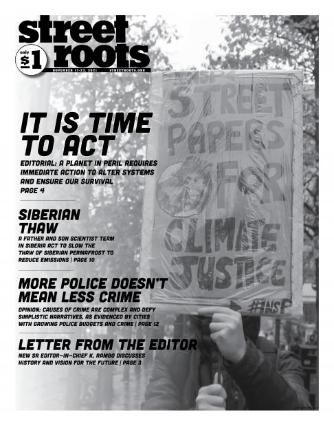 Photo of Street Roots Nov. 17, 2021 issue 